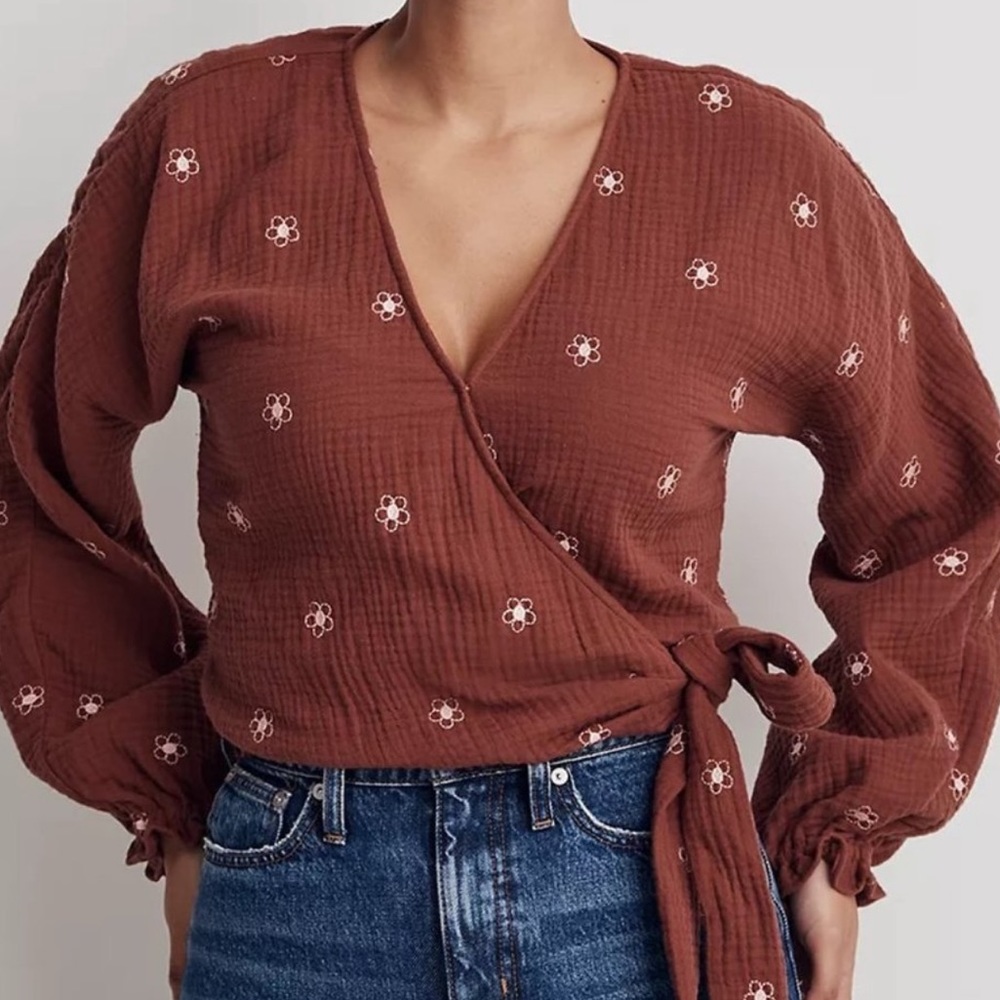 Madewell Maira‎ Wrap Top